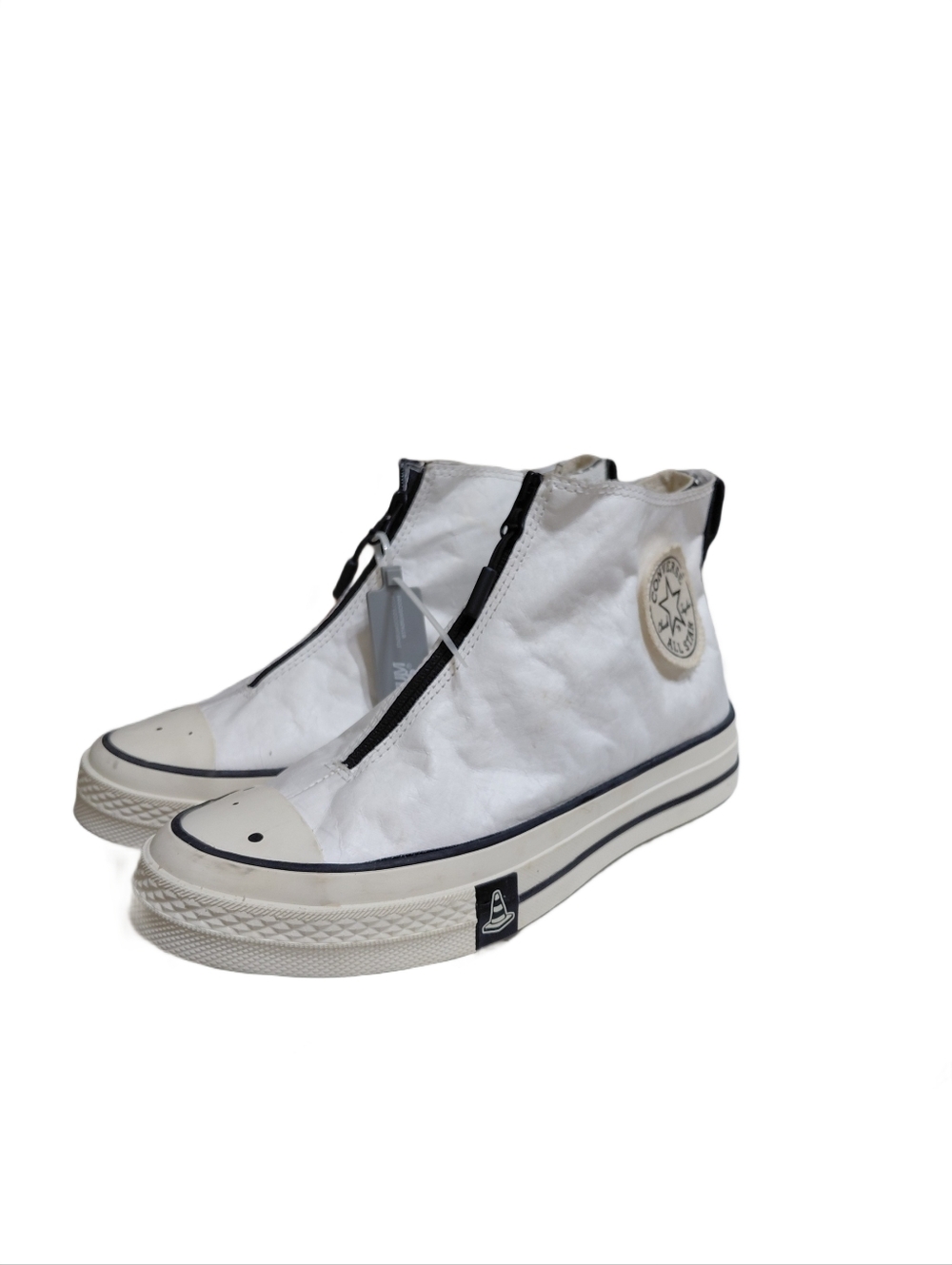 NEW Converse x Joshua Vides Chuck Taylor White Zip Up Artist High Tops - Picture 10 of 15